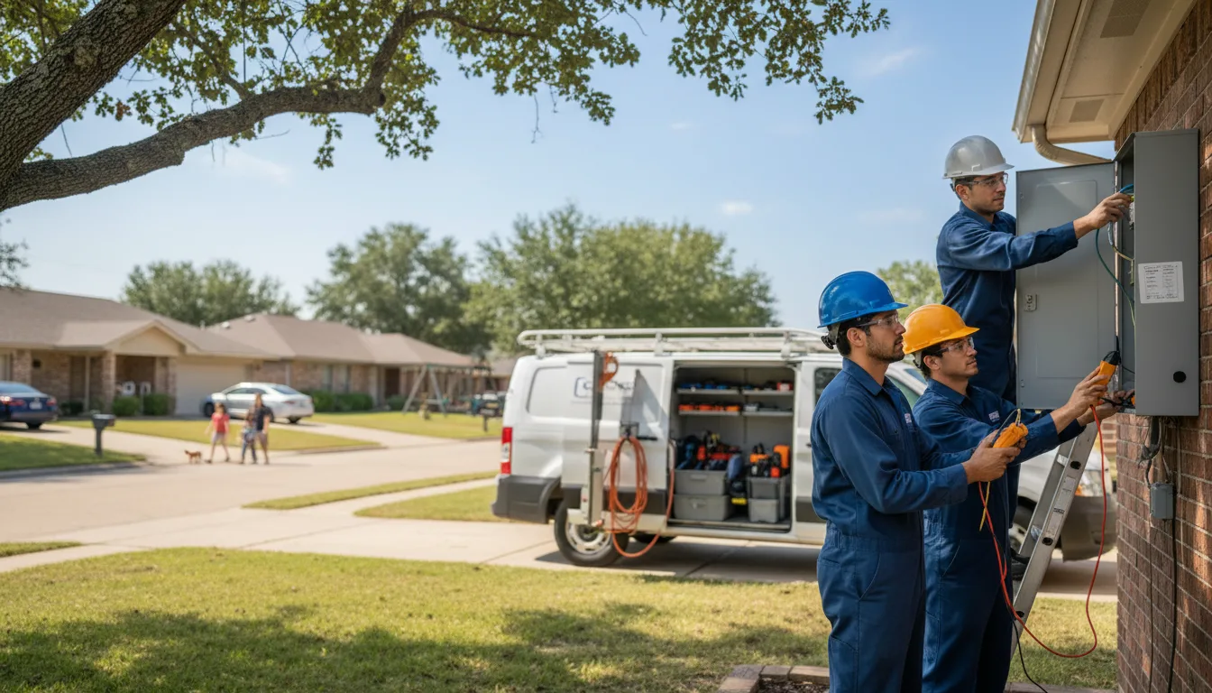 Certified electrician providing emergency electrical services in Clubb, MO